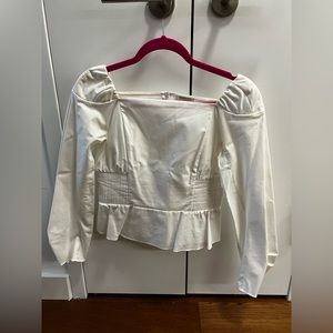 Massimo Dutti white blouse